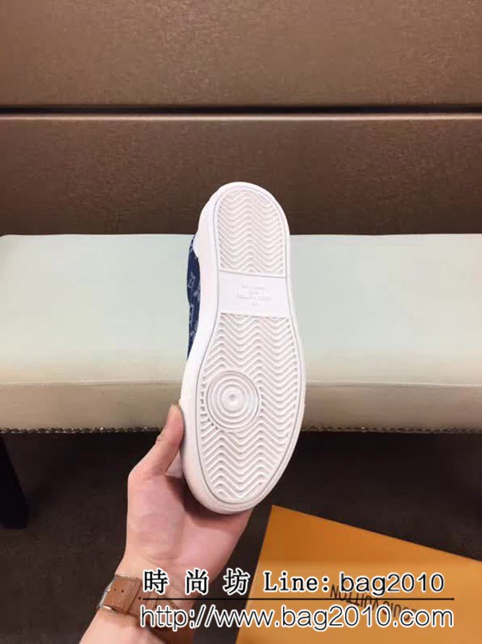 路易威登LV 官網正版專櫃精品 2018最新款牛皮潮鞋  8FX1840